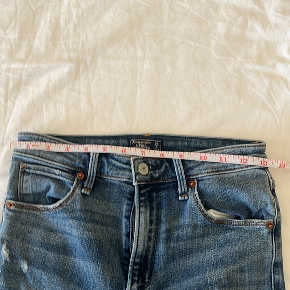 Abercrombie & Fitch Simone High Rise Super Skinny Blue Jeans 27/4 - Picture 5 of 8